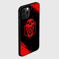 Чехол для iPhone 12 Pro Rainbow six краски полосы, цвет: 3D-черный — фото 2