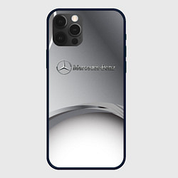 Чехол для iPhone 12 Pro Mercedes benz grey, цвет: 3D-черный