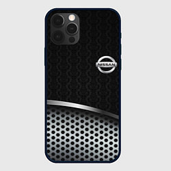 Чехол iPhone 12 Pro Nissan carbon auto