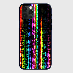 Чехол для iPhone 12 Pro Marshmello градиент, цвет: 3D-черный