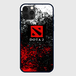 Чехол iPhone 12 Pro Dota 2 брызги красок