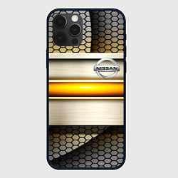 Чехол iPhone 12 Pro Nissan sport avto metal