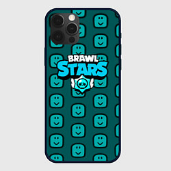 Чехол для iPhone 12 Pro Brawl stars mobile, цвет: 3D-черный