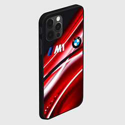 Чехол для iPhone 12 Pro BMW sport line steel, цвет: 3D-черный — фото 2