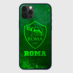 Чехол для iPhone 12 Pro Roma - green gradient, цвет: 3D-черный