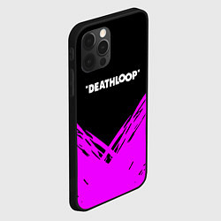 Чехол для iPhone 12 Pro Deathloop neon geometry, цвет: 3D-черный — фото 2