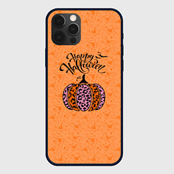 Чехол iPhone 12 Pro Halloween - тыква леопардовая