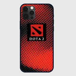 Чехол iPhone 12 Pro DOTA 2 краски абстракция