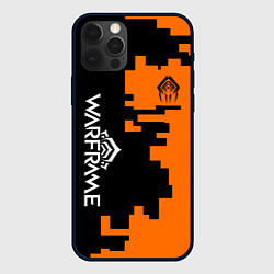 Чехол для iPhone 12 Pro Warframe текстура, цвет: 3D-черный