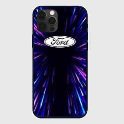 Чехол iPhone 12 Pro Ford neon energy