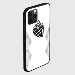 Чехол для iPhone 12 Pro Green Day white poly, цвет: 3D-черный — фото 2