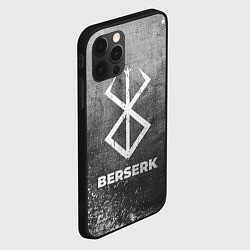 Чехол для iPhone 12 Pro Berserk - grey gradient, цвет: 3D-черный — фото 2