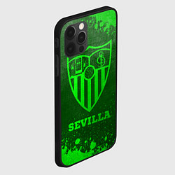 Чехол для iPhone 12 Pro Sevilla - green gradient, цвет: 3D-черный — фото 2