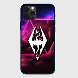 Чехол iPhone 12 Pro The Elder Scrolls neon game