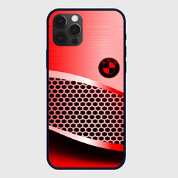 Чехол iPhone 12 Pro BMW carbon texture