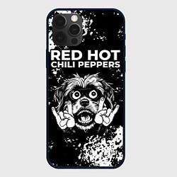 Чехол iPhone 12 Pro Red Hot Chili Peppers рок пес