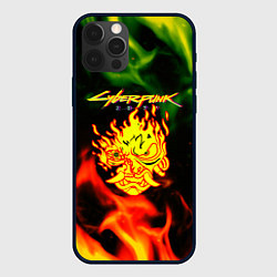 Чехол iPhone 12 Pro Cyberpunk 2077 fere steel