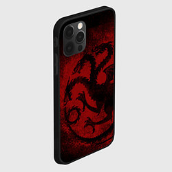 Чехол для iPhone 12 Pro Targaryen house Game of Thrones, цвет: 3D-черный — фото 2