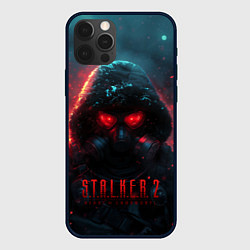 Чехол для iPhone 12 Pro Stalker 2 аномальная зона, цвет: 3D-черный