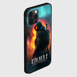 Чехол для iPhone 12 Pro Stalker 2 радиоактивный дым, цвет: 3D-черный — фото 2