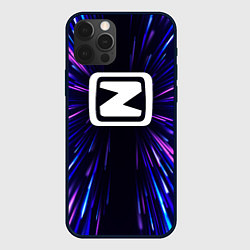 Чехол для iPhone 12 Pro Zotye neon energy, цвет: 3D-черный