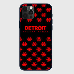 Чехол iPhone 12 Pro Detroit become human winter steel