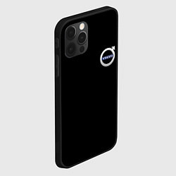 Чехол для iPhone 12 Pro Volvo logo auto, цвет: 3D-черный — фото 2