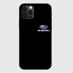 Чехол iPhone 12 Pro Subaru logo auto