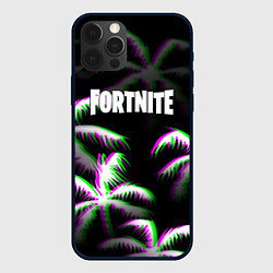 Чехол для iPhone 12 Pro Fortnite glitch tropix, цвет: 3D-черный