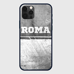 Чехол iPhone 12 Pro Roma - grey gradient посередине