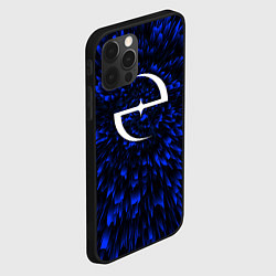 Чехол для iPhone 12 Pro Evanescence blue energy, цвет: 3D-черный — фото 2