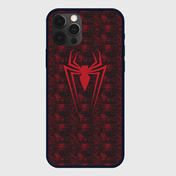 Чехол iPhone 12 Pro Spider-Man logo