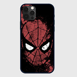 Чехол для iPhone 12 Pro Spider-man splashes, цвет: 3D-черный