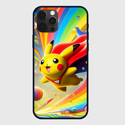 Чехол iPhone 12 Pro Super Pikachu - ai art fantasy