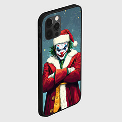 Чехол для iPhone 12 Pro Джокер и новогоднее настроение, цвет: 3D-черный — фото 2