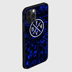 Чехол для iPhone 12 Pro Bullet For My Valentine blue energy, цвет: 3D-черный — фото 2
