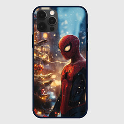 Чехол iPhone 12 Pro Spider-man new year