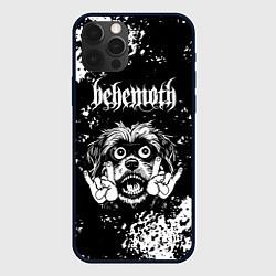 Чехол для iPhone 12 Pro Behemoth рок пес, цвет: 3D-черный
