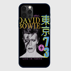 Чехол для iPhone 12 Pro David Bowie - Tokyo 1973, цвет: 3D-черный