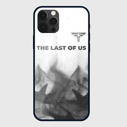 Чехол для iPhone 12 Pro The Last Of Us - white gradient посередине, цвет: 3D-черный