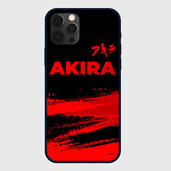 Чехол для iPhone 12 Pro Akira - red gradient посередине, цвет: 3D-черный