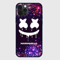 Чехол iPhone 12 Pro Праздничный Marshmello