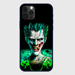 Чехол для iPhone 12 Pro Безумный клоун Джокер, цвет: 3D-черный