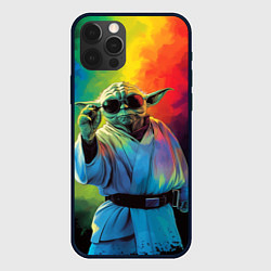Чехол iPhone 12 Pro Крутой Йода - Звездные войны