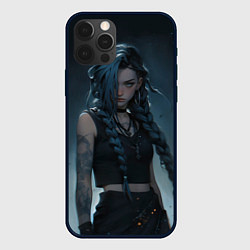 Чехол для iPhone 12 Pro Джинкс в реалистичном стиле, цвет: 3D-черный