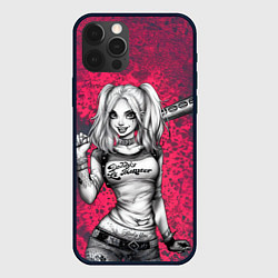 Чехол iPhone 12 Pro Харли Квинн с битой