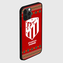 Чехол для iPhone 12 Pro Atletico Madrid new year, цвет: 3D-черный — фото 2