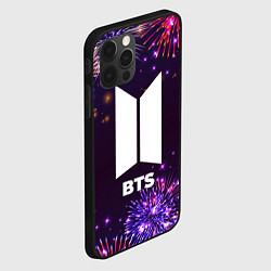 Чехол для iPhone 12 Pro Праздничный BTS, цвет: 3D-черный — фото 2