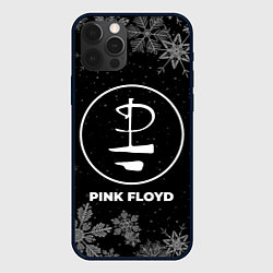 Чехол для iPhone 12 Pro Снежный Pink Floyd, цвет: 3D-черный