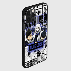 Чехол для iPhone 12 Pro Блю лок синяя тюрьма, цвет: 3D-черный — фото 2
